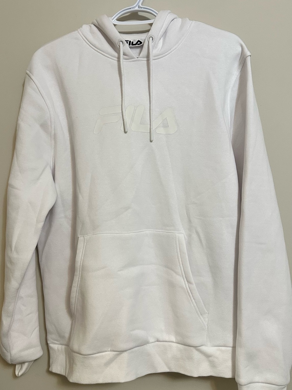 FILA White Crewneck Pullover Hoodie